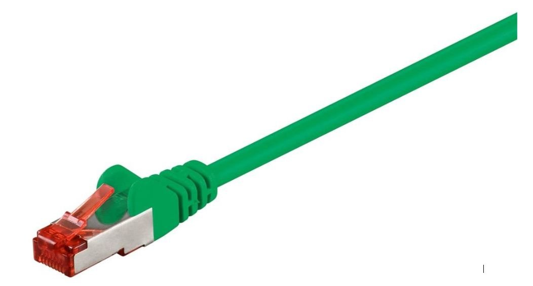 Img_25952300.jpg F/UTP CAT6 0.25m Green PVC Outer Shield : Foil screening 4x2xAWG 27 CCA - Image 1