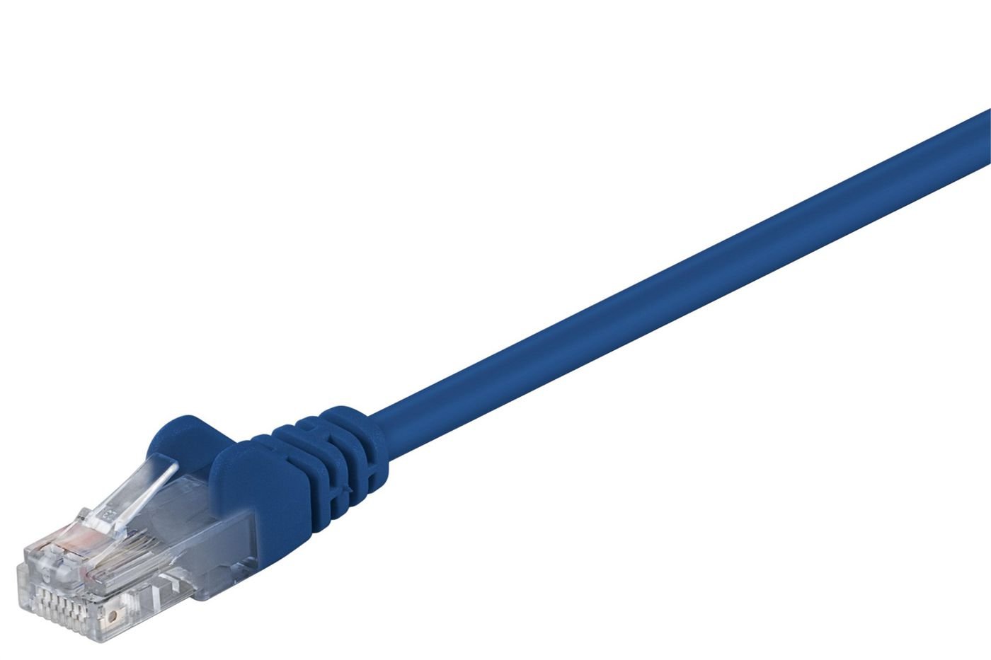 Img_25952335.jpg U/UTP CAT5e 0.5M Blue PVC Unshielded Network Cable, PVC, 4x2xAWG 26 CCA - Image 1