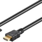HDMI 19 - DVI-D M-M Cable 1.8m HDMI Type A - DVI-D 24+1 M-M Resolution : 1920 x 1080p, Gold-plated connectors