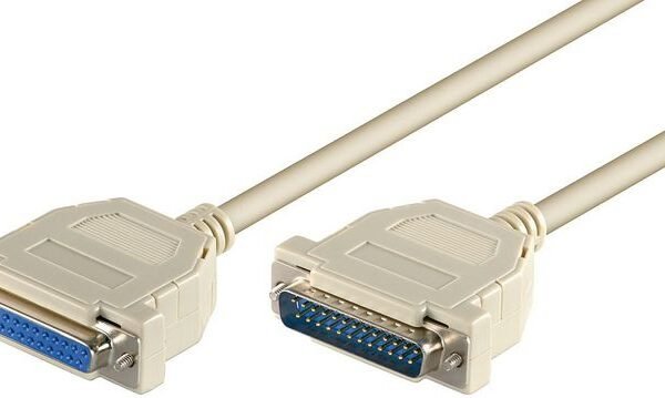 Microconnect MODGR2 serial cable White 2 m DB-25