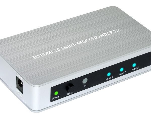 Microconnect MC-HMSW301B video switch HDMI
