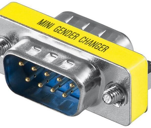 Mini Gender DB9 Male - Male D-SUB/RS-232 male (9-pin) -  D-SUB/RS-232 male (9-pin)