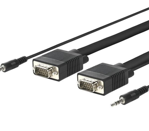 SVGA HD15 3m M-M. 3.5MM 2X 3.5MM 30CM & 62CM M-M Max. resolution Full HD 1920x1080p