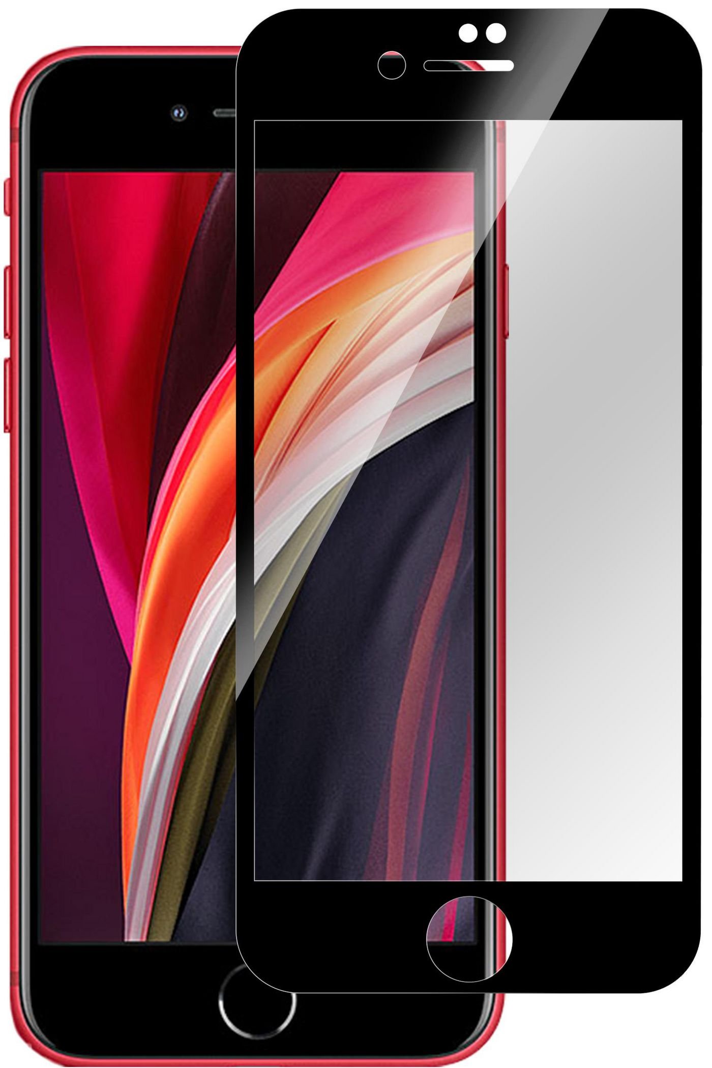 Img_26022641.jpg iPhone SE 2022/2020 Screen Protector. Full Cover Tempered Glass. Titan Shield - Image 1