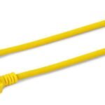 U/UTP CAT6 0.15M Yellow Slim,  Unshielded Network Cable,  PVC, 4x2xAWG 30/7 CU, OD : 3.6mm V-UTP60015Y-SLIM, 0.15 m, Cat6, U/UTP (UTP),