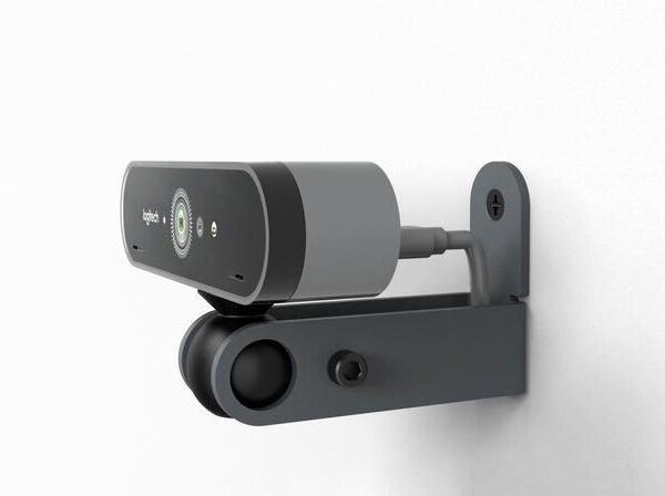 ADA Camera Mount for Logitech  BRIO, Black/Grey H587-BG,  Camera mount, Black, Wall, Logitech, BRIO, Nylon, Steel