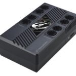 VI 600 MS Power capacity:  600VA / 360W, Output Power  Factor: 0.60 Output: 8 x CEE 7/3 (Type F) Outlet Batteries: 1x 12V/7Ah VI 600