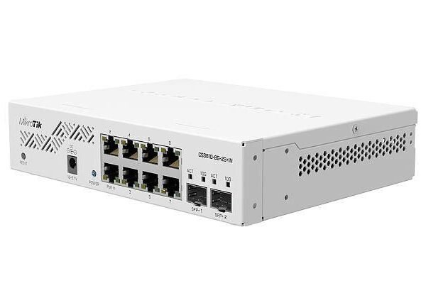 CSS610-8G-2S+IN network  switch Gigabit Ethernet  (10/100/1000) White Power over Ethernet (PoE) CSS610-8G-2S+IN, Gigabit Ethernet