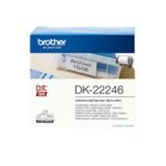 DK-22246 Continuous Paper  Label Roll - Black on White,  103mm wide 103mm x 30,48m