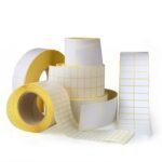 Label 57x32 - Core 25. White.  Eco. DT. Permanent. 1.000  labels per roll. 24 rolls per box Thermal Eco - No Print 24 rolls/box, 1000