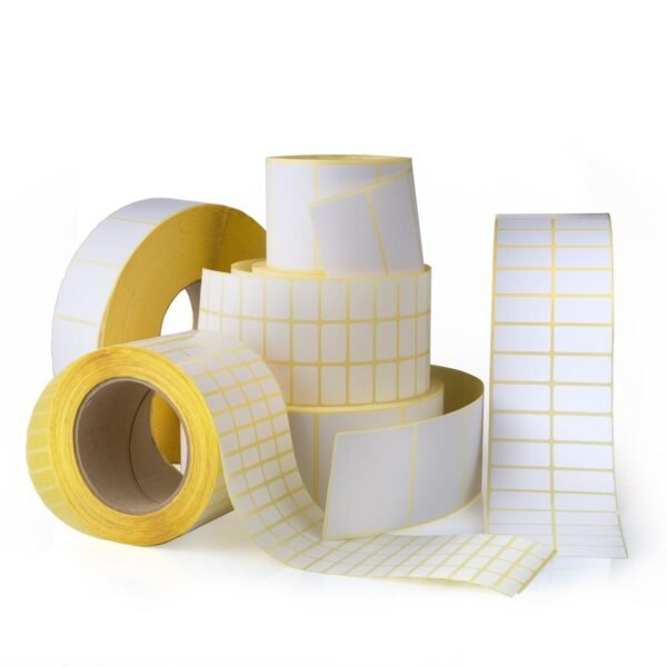 Label 57x32 - Core 25. White.  Eco. DT. Permanent. 1.000  labels per roll. 24 rolls per box Thermal Eco - No Print 24 rolls/box, 1000