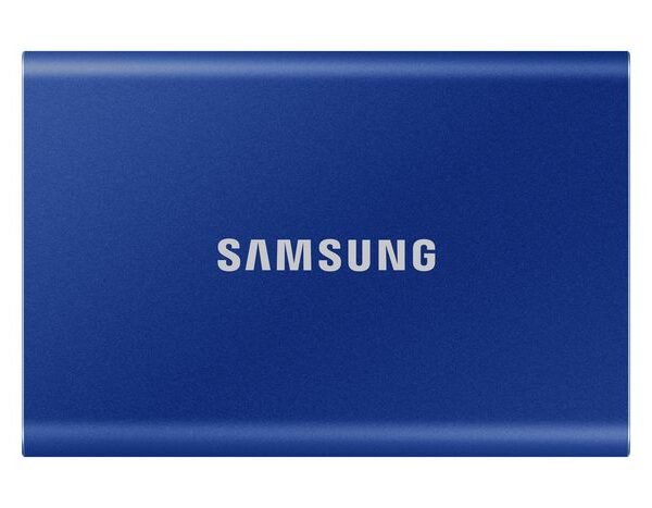 Portable SSD T7 1000 GB Blue Portable SSD T7, 1000 GB, USB  Type-C, 3.2 Gen 2 (3.1 Gen 2), 1050 MB/s, Password protection, Blue