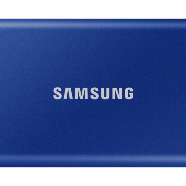 Portable SSD T7 2000 GB Blue Portable SSD T7, 2000 GB, USB  Type-C, 3.2 Gen 2 (3.1 Gen 2), 1050 MB/s, Password protection, Blue