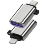 Lightning-USB3.0 Adapter Support Charging up to 5V  2.4A, only for charging