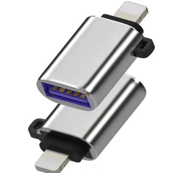 Lightning-USB3.0 Adapter Support Charging up to 5V  2.4A, only for charging