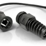QRJ45 cable interface/gender  adapter RJ-45 Black QRJ45,  0.16 m, RJ-45, RJ-45