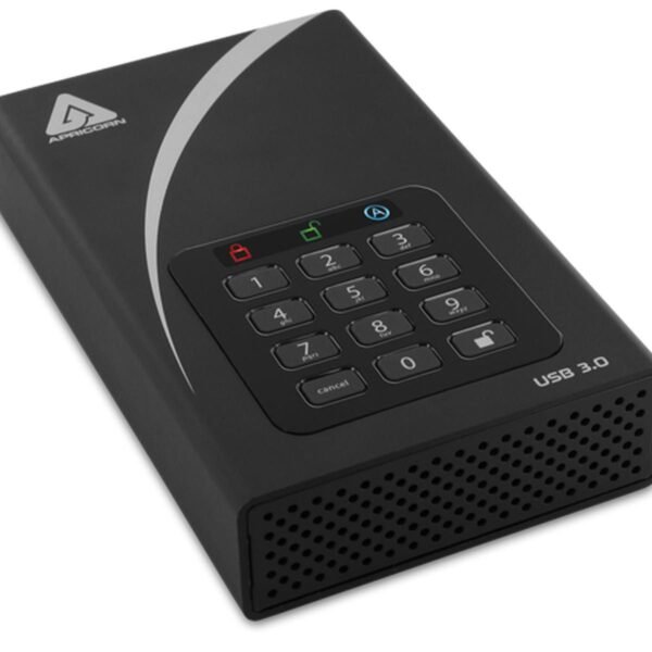 12TB Aegis Padlock DT **New Retail** Secure USB 3.0 256-bit AES hardware encrypted, DESKTOP DRIVE