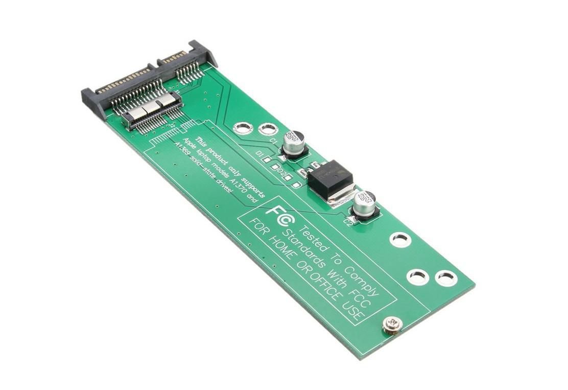 Img_26286958.jpg SSD to SATA Adapter 12+6 PIN MacBook Air to SATA Adapter - Image 1