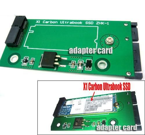 Img_26287012.jpg SSD to USB Sandisk 20+6pin Lenovo X1 Sandisk SD5SG2 SSD Lenovo X1 Carbon Ultrabook sandisk SD5SG2 SSD adapter as USB disk driver - Image 1