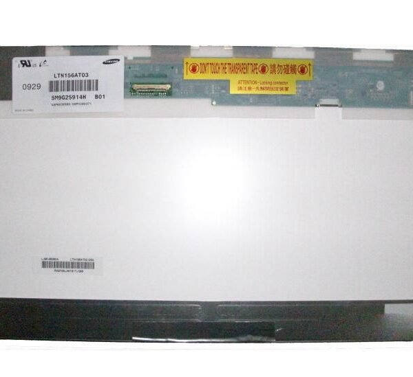 15,6" LCD HD Glossy 1366x768 LED Screen, 40pins Bottom Right Connector, w/o Brackets