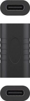 Img_26299506.jpg USB-C(F) to USB-C(F) Adapter Upto 100W, Data transfer: 10Gbps, 5V2A-20V2.25A, USB-C to USB-C Upto 100W 5V2A-20V2.25A Black - Image 1