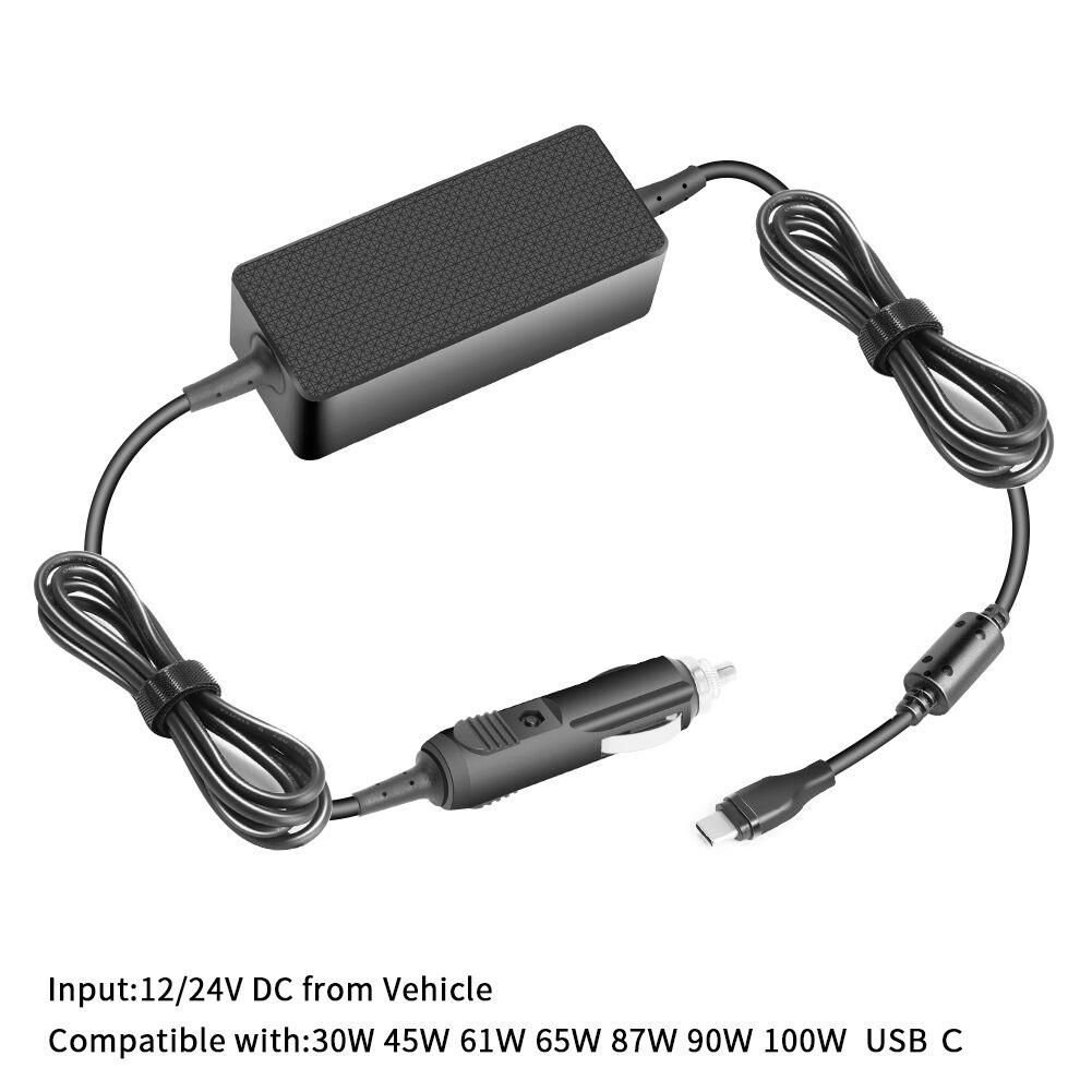 Img_26299516.jpg USB-C Car Charger 100W 5V2A-20V5A Plug:USB-C Input: 12-24V 5A, Output:5V3A ,9V3A ,12V3A, 15V3A, 20V5A Type C, CE FCC EMC Cert - Image 1
