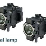 Projector Lamp for Epson 340  Watt 2500 Hours, 340 Watt  Dual version (2lamps) EB-Z8150, Pro Z8255, Pro Z8350