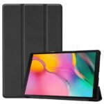 Tri-folded Case Leather case  - Black for Samsung Galaxy  Tab A 10.1 SM-T510/T515 Tri-folded Case Leather case - black