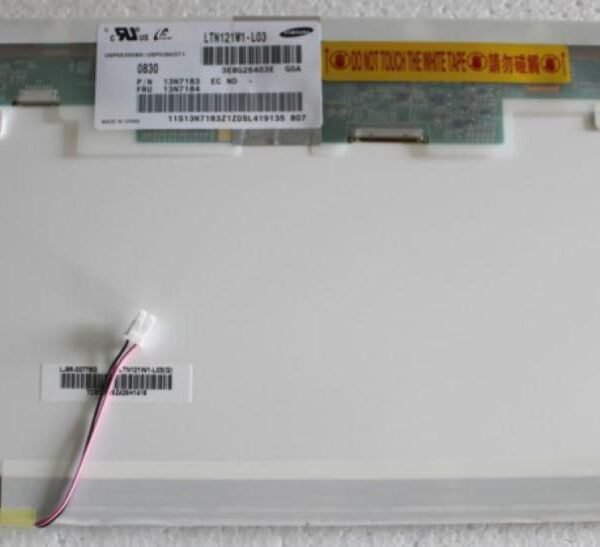 12,1" LCD HD Glossy 1280x800 CCFL 1-Bulb, 20pins Top Right Connector w/o Brackets