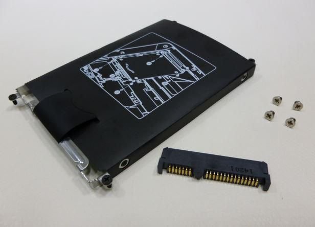Img_26303808.jpg Hdd caddy and connector HP Elitebook 820 G1, 820 G2 720 G1, 720 G2, 725 G2, 240 G3 etc - Image 1