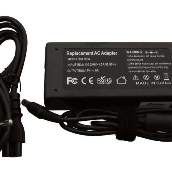 Power Adapter for Toshiba 90W 15V 6A Plug:6.3*3.0 Including EU Power Cord