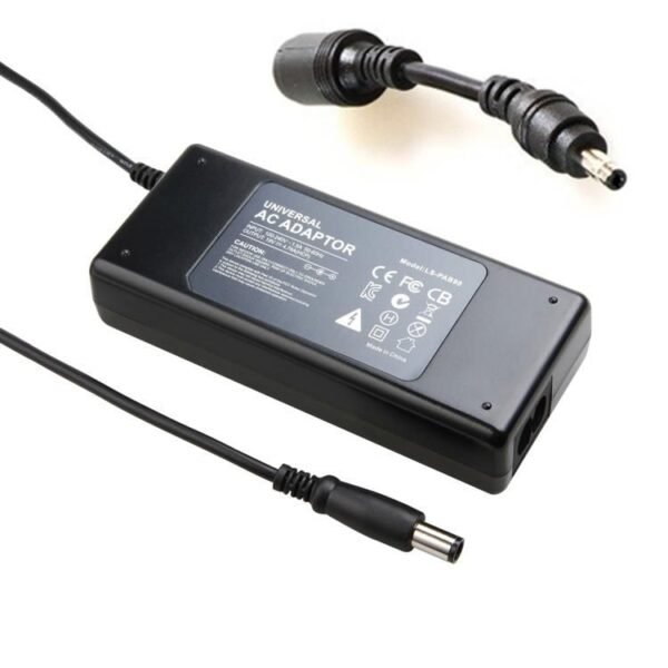 Power Adapter for HP 65W 18.5V 3.5A Plug:7.4*5.0p Including EU Power Cord - With HP Dongle 414136-001(Female 7.4*5.0 to 4.7*1.7)