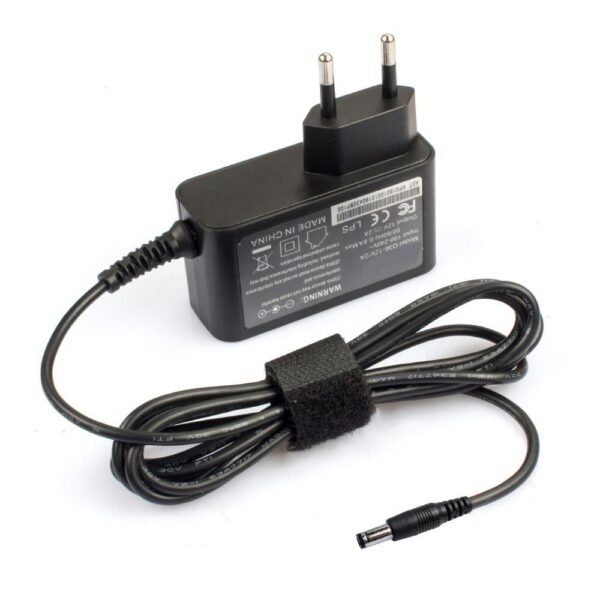 Power Adapter 24W 12V 2A  Plug:5.5*2.1 Including EU  Power Cord 24W 12V 2A Plug:5.5*2.1 Including EU Power Cord
