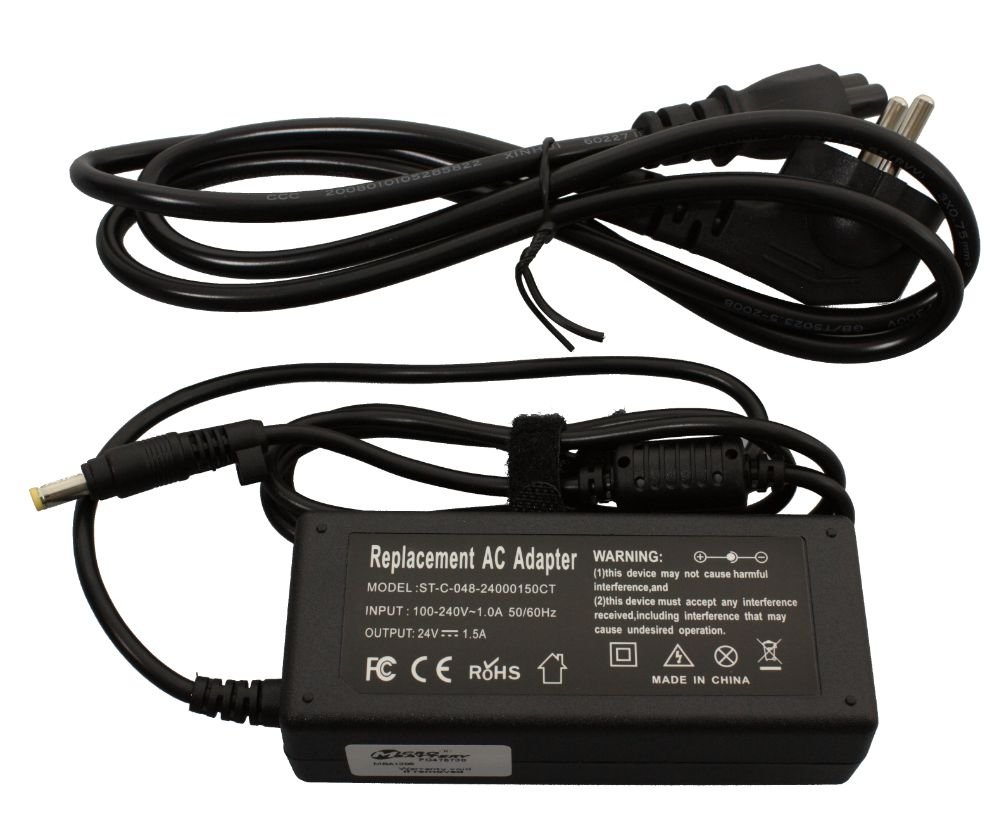 Img_26304020.jpg Power Adapter for HP Scanner 36W 24V 1.5A Plug:4.8*1.7 Including EU Power Cord - Image 1