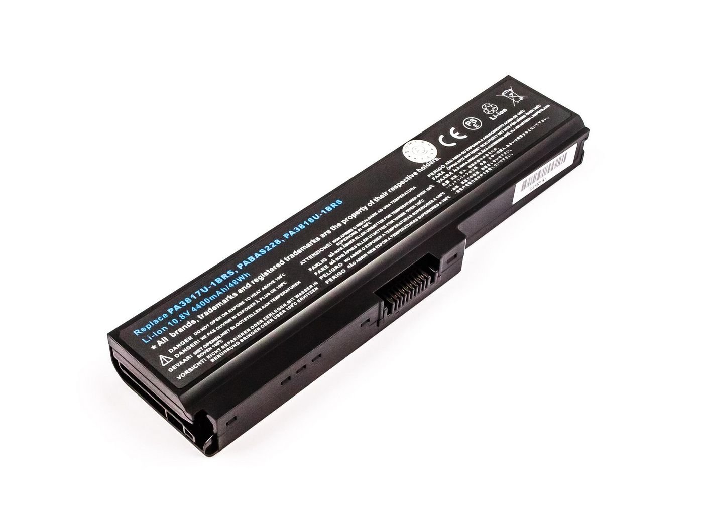 Img_26304837.jpg Laptop Battery for Toshiba 47.52Wh 10.8V 4400mAh 48Wh 6 Cell Li-ion 10.8V 4.4Ah - Image 1