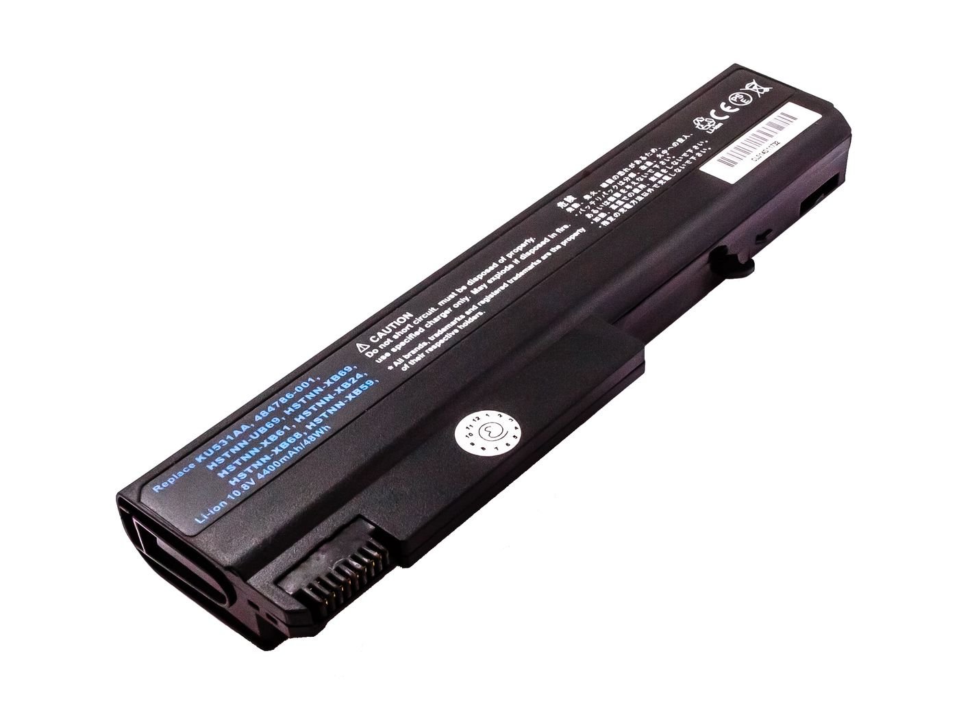 Img_26305122.jpg Laptop Battery for HP 48.84Wh 11.1V 4400mAh 48.84Wh 6 Cell Li-ion 11.1V 4400mAh Black, 482962-001-RFB - Image 1