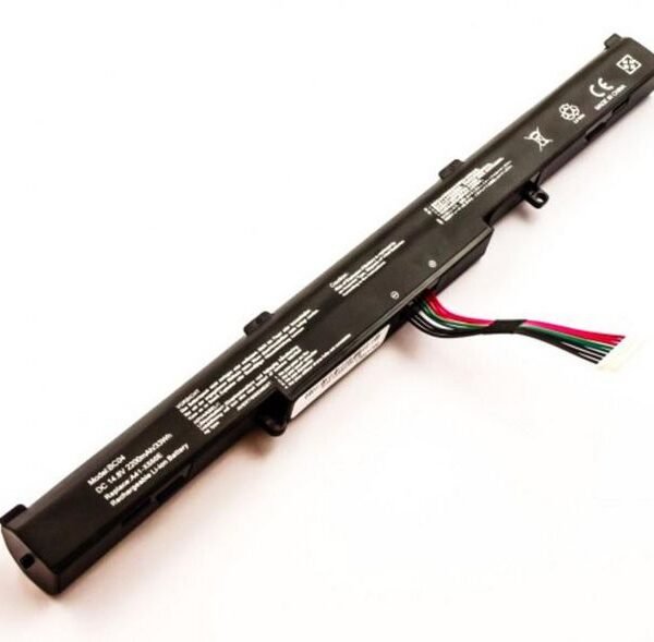 Laptop Battery for Asus  31.68Wh 14.4V 2200mAh 31.68Wh  4 Cell Li-ion 14.4V 2200mAh Black, A41N1501, 0B110-00360000, 0B110-00360100,