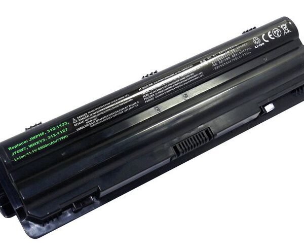Laptop Battery for Dell 73Wh  11.1V 6600mAh 73Wh 9 Cell  Li-ion 11.1V 6.6Ah Black