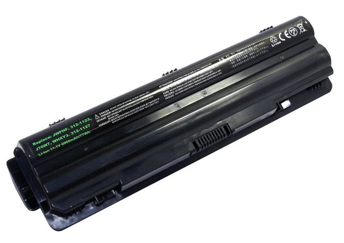 Img_26305445-1 Laptop Battery for Dell 73Wh 11.1V 6600mAh 73Wh 9 Cell Li-ion 11.1V 6.6Ah Black - Image 1