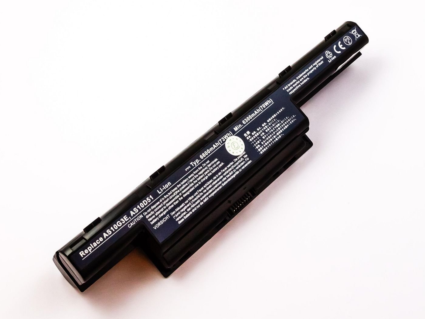 Img_26305499.jpg Laptop Battery for Acer 71Wh 10.8V 6600mAh 71Wh 9 Cell Li-ion 10.8V 6.6Ah Black - Image 1