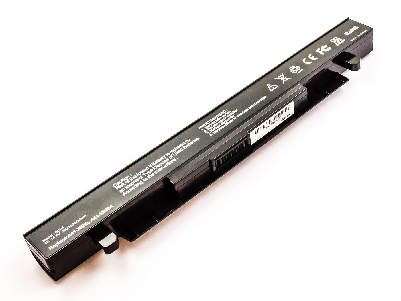 Img_26305505.jpg Laptop Battery for Asus 31.68Wh 14.4V 2200mAh 31.68Wh 4 Cell Li-ion 14.4V 2200mAh Black - Image 1
