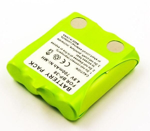 Battery for Two Way Radio 3.36Wh Ni-Mh 4.8V 700mAh