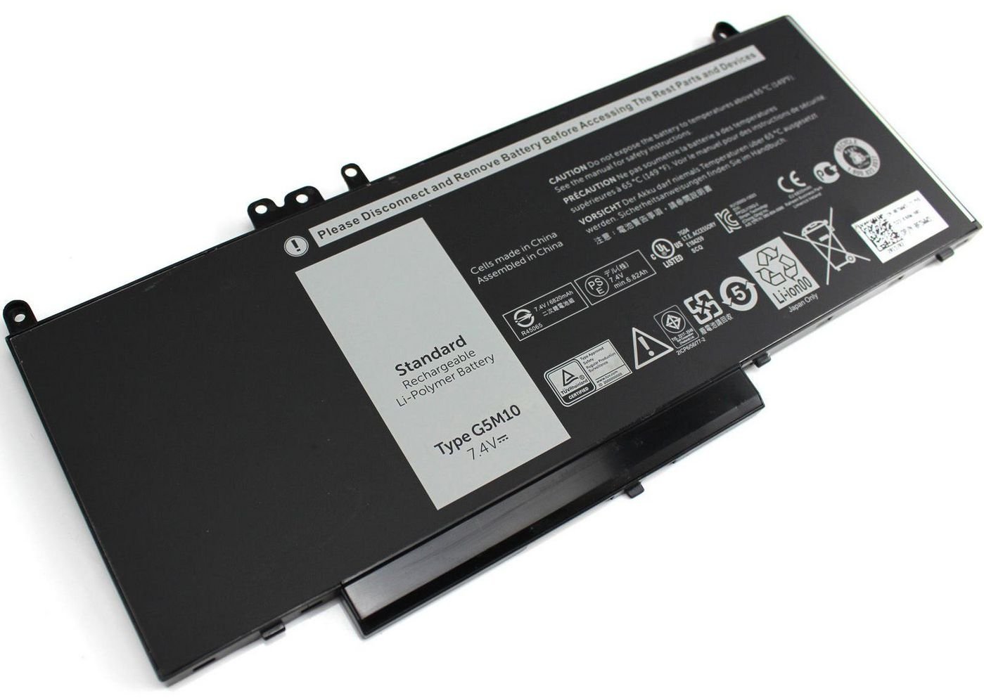 Img_26307419.jpg Laptop Battery for Dell 50.69Wh 7.4V 6850mAh 51Wh 4 Cell Li-Pol 7.4V 6.8Ah - Image 1