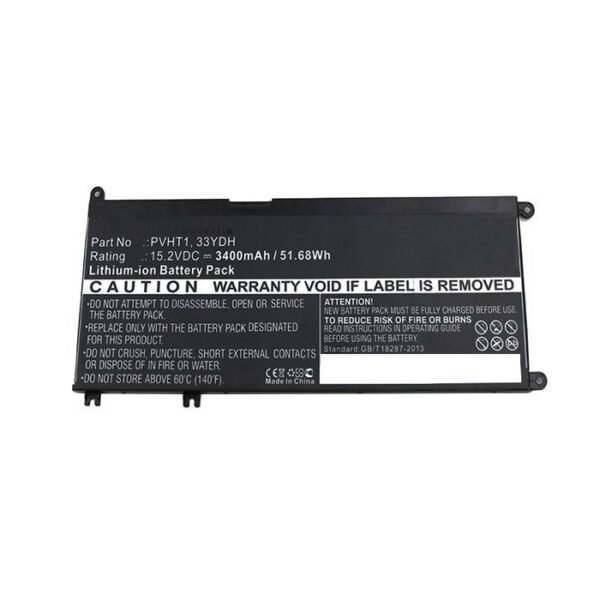 Laptop Battery for Dell  54.72Wh 15.2V 3600mAh 52Wh  Li-ion 15.2V 3400mAh Black, DNCWSCB6106B, I7778-0026GRY, Inspiron 17 7000,