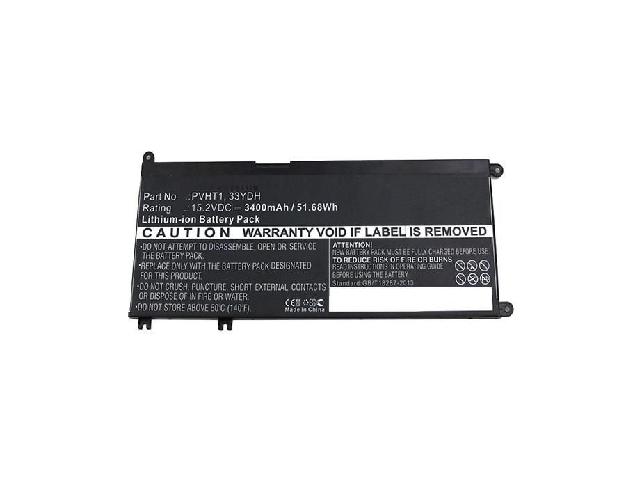Img_26307534.jpg Laptop Battery for Dell 54.72Wh 15.2V 3600mAh 52Wh Li-ion 15.2V 3400mAh Black, DNCWSCB6106B, I7778-0026GRY, Inspiron 17 7000, - Image 1