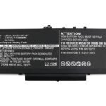 Laptop Battery for Dell  53.28Wh 7.4V 7200mAh 55Wh  Li-Pol 7.6V 7200mAh Black, Latitude 12 E7270, Latitude 12 E7470