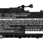 Laptop Battery for HP 95.76Wh  11.4V 8400mAh 95Wh Li-ion  11.4V 8300mAh Black, ZBook 17 G3, ZBook 17 G3 M9L94AV, ZBook 17 G3 T7V61ET,