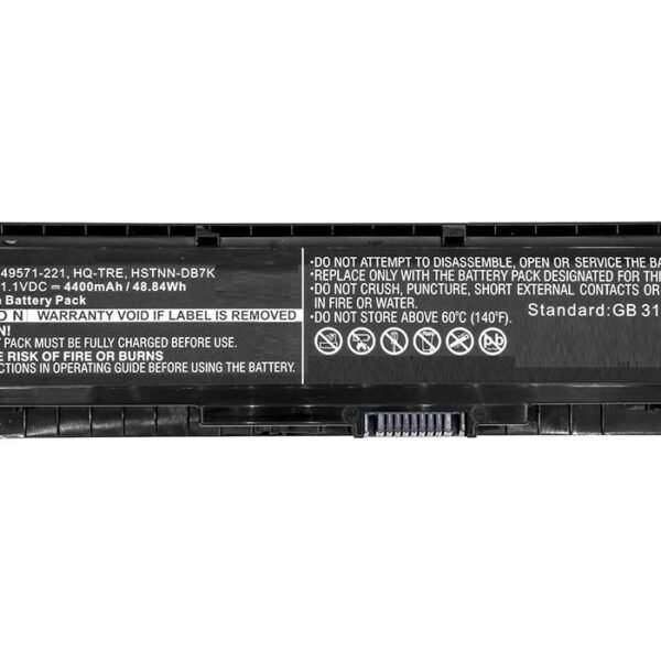 Laptop Battery for HP 48.84Wh  11.1V 4400mAh 49Wh Li-ion  11.1V 4400mAh Black, 17, 17-ab000, 17-ab000ng, 17-ab001ng, 17-ab002ng,