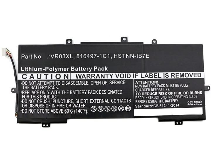 Img_26307853.jpg Laptop Battery for HP 33.06Wh 11.4V 2900mAh 33Wh Li-Pol 11.4V 2900mAh Black, Envy 13-D046TU, Envy 13-D051TU, Pavilion 13-D, Pavilion - Image 1