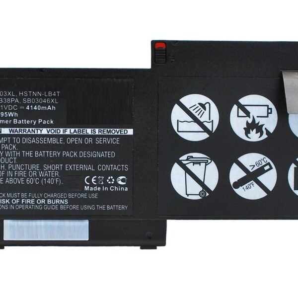 Laptop Battery for HP 45.00Wh  11.25V 4000mAh 46Wh Li-Pol  11.1V 4140mAh Black, Elitebook 820, Elitebook 820 G1
